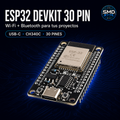 ESP32 DevKit 30 Pines USB-C CH340C Wi-Fi + Bluetooth