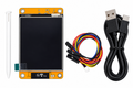 ESP32-2432S028 — Pantalla TFT táctil 2,8” 240×320, USB-C y Micro-USB
