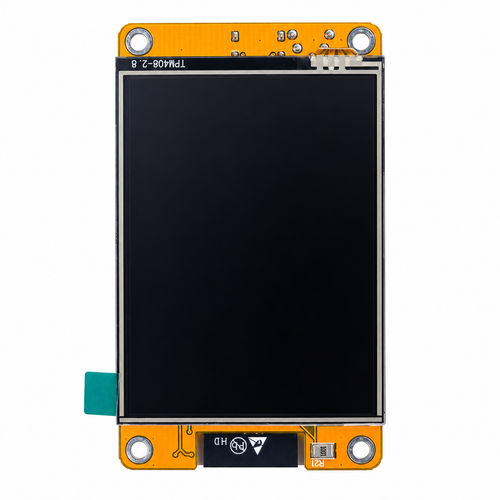ESP32-2432S028 pantalla frontal táctil de 2,8 pulgadas con fondo blanco