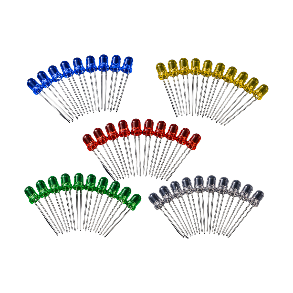 Kit 50 Diodos Leds de 5mm