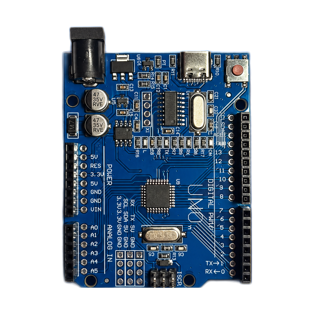 Microcontrolador UNO R3 ATmega328P USB-C con cable