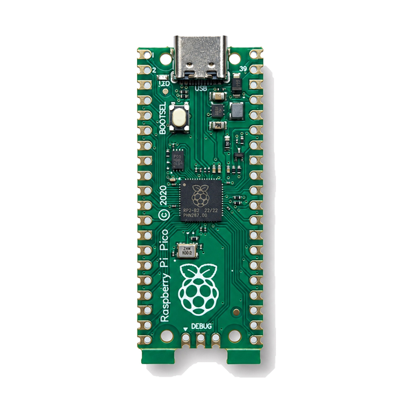 Raspberry Pi Pico RP2040 — USB-C, sin pines soldados